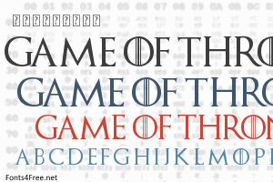 Game of thrones font free commercial use software